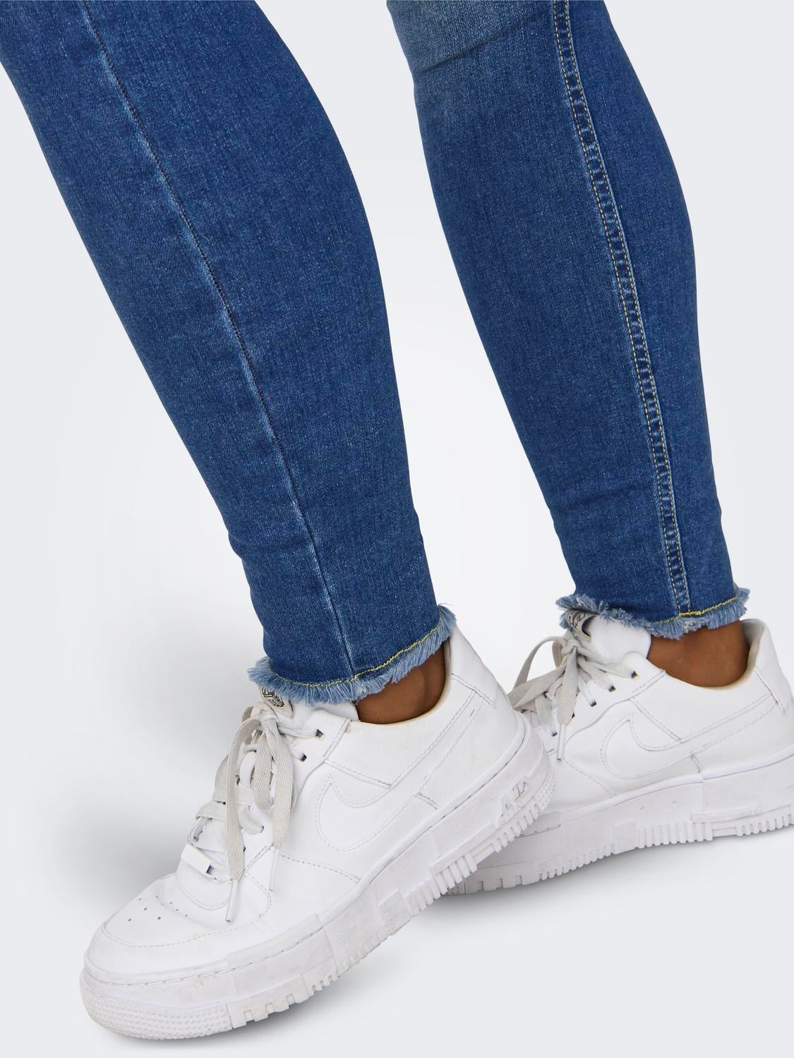 ONLBLUSH Mittlere Taille Skinny Fit Jeans Medium Blue Denim