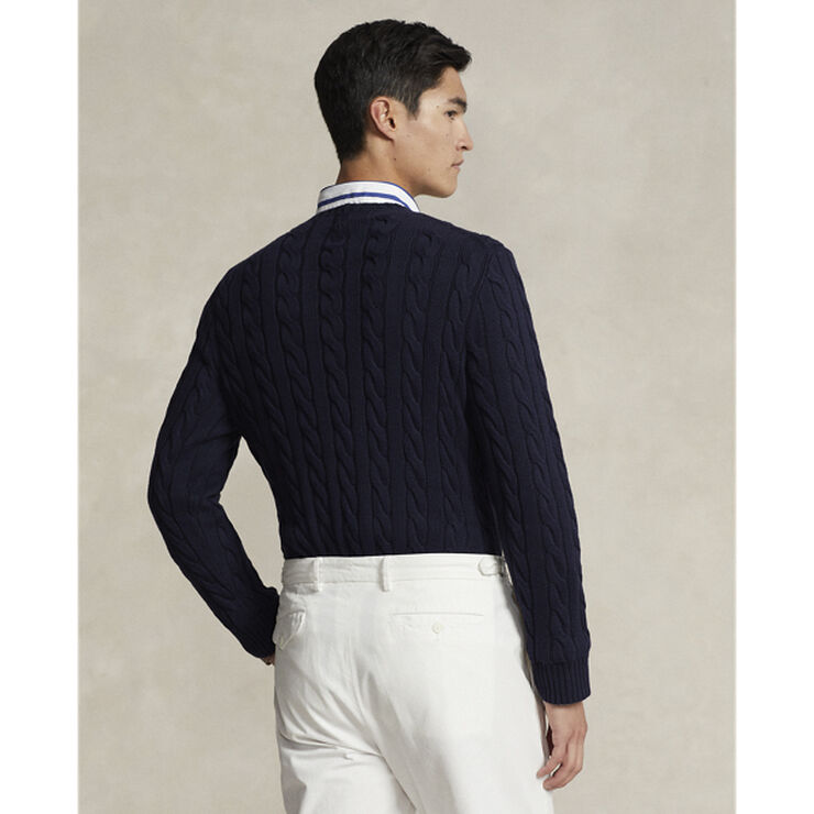 Polo Ralph Lauren Cable-Knit Cotton Sweater Blå