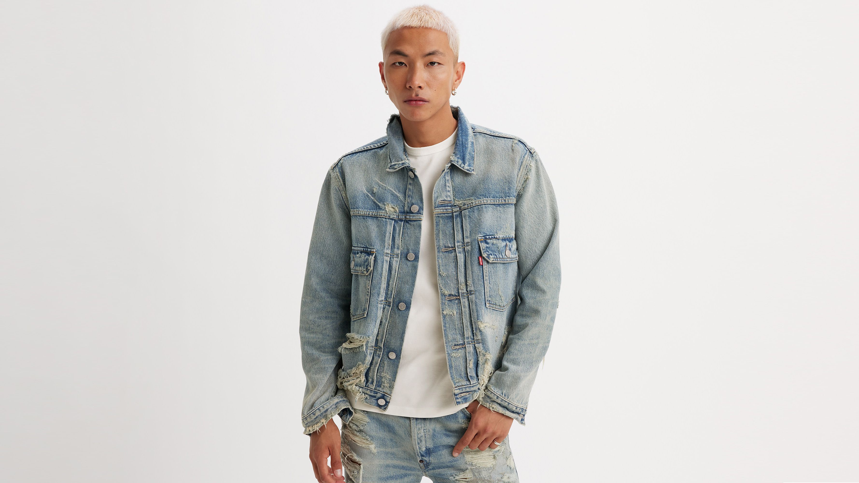 Levi's® x KENZO Type II Trucker Jacket - Light Indigo - Bleu