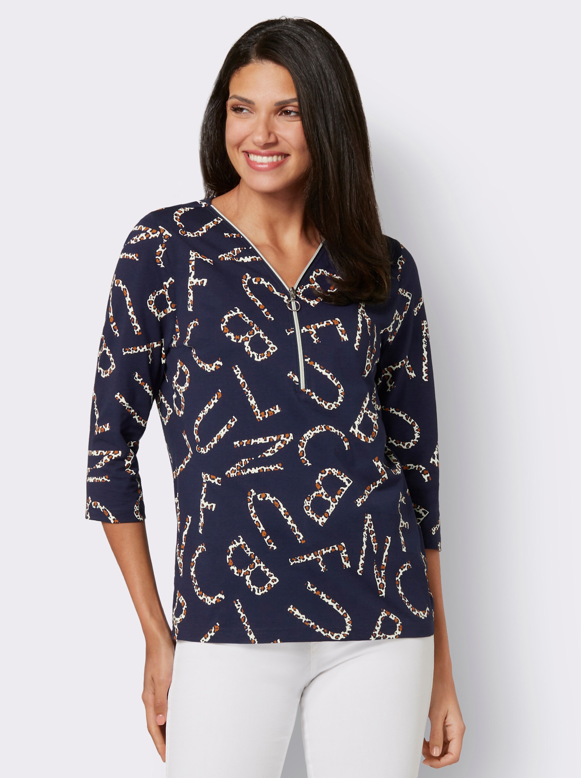 34-Arm-Shirt mit 34-Ärmeln