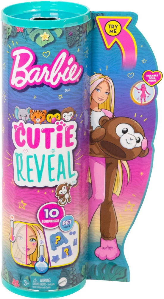 BARBIE - POUPEE CUTIE REVEAL SINGE