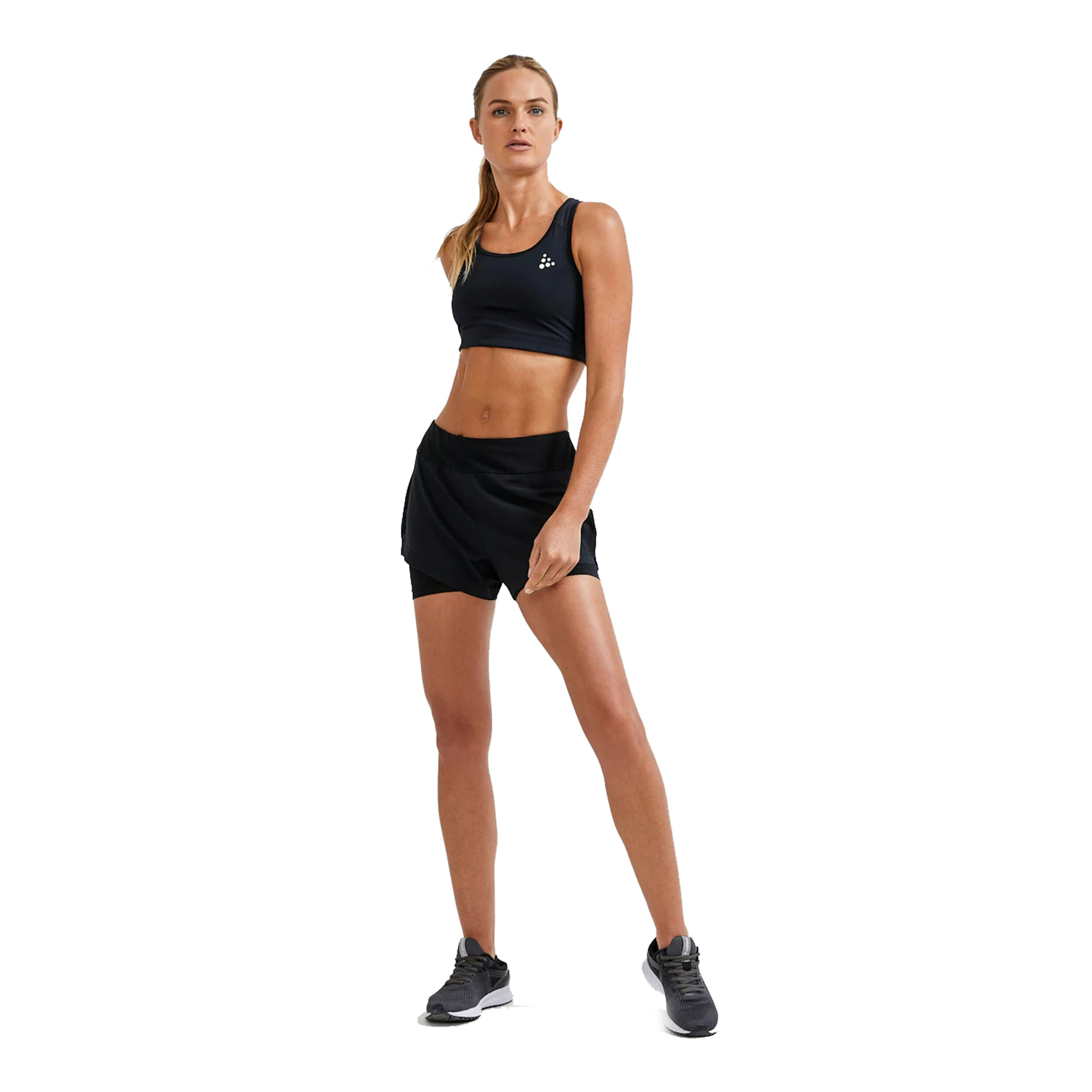 Craft ADV Essence 2in1 Short De Running Femmes - Noir