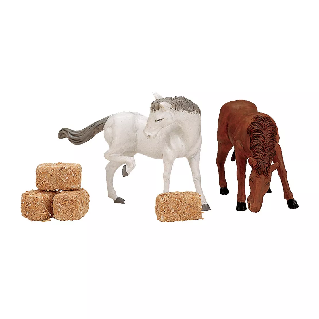Accessoires Lemax Chevaux et bottes de foin