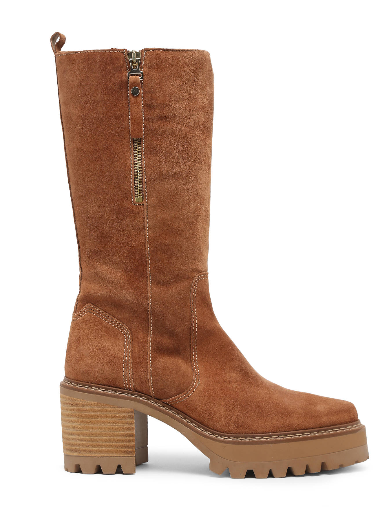 Bottes  talon en cuir ALPE