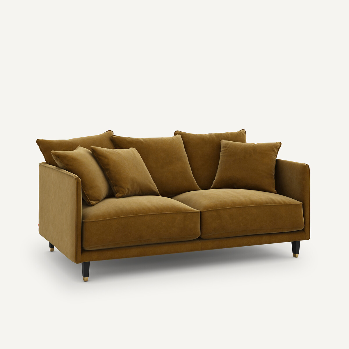 AM.PM<br>Sofá compacto, veludo, Lazare