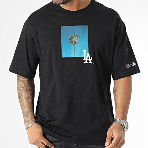 Tee Shirt 218924 Los Angeles Dodgers Noir