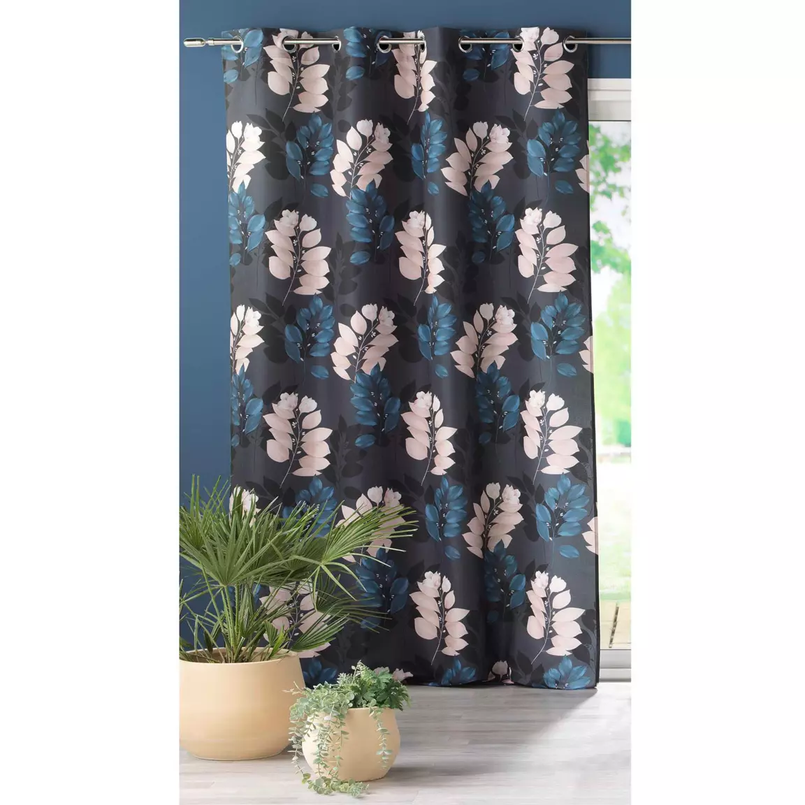 Rideau (140 x 280 cm) Belline Bleu