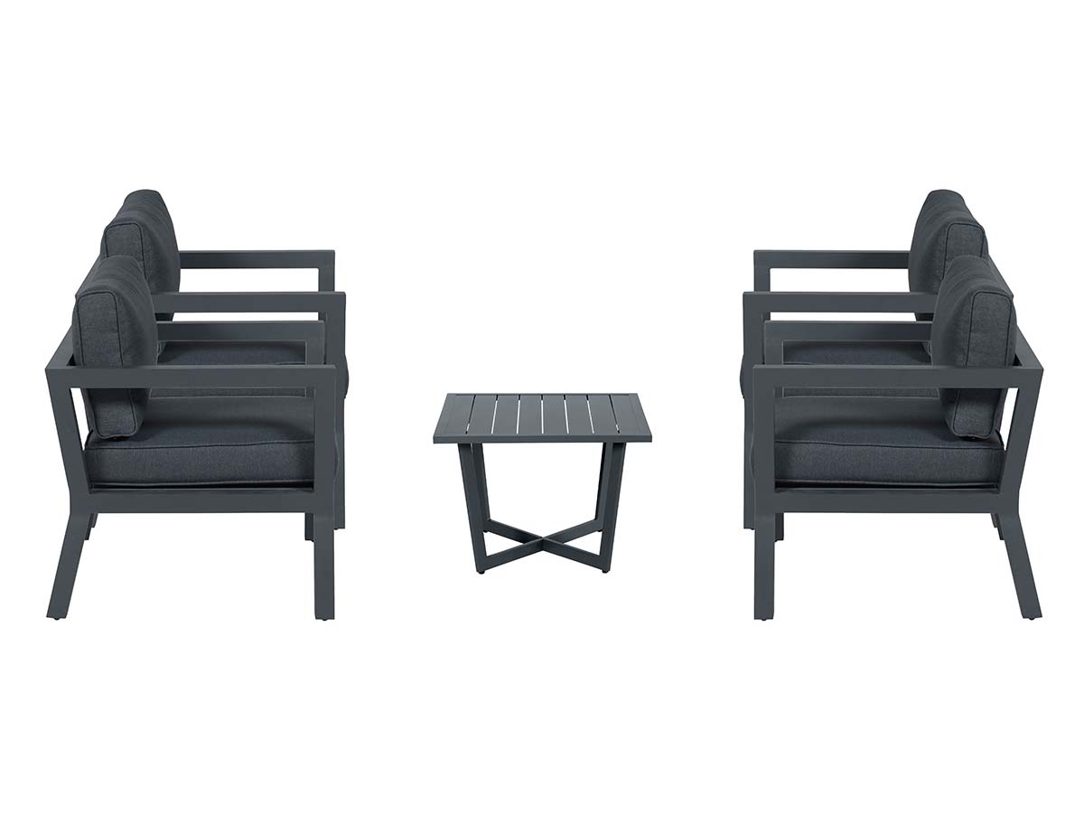 Garden impressions San Luis loungeset - Dark Grey