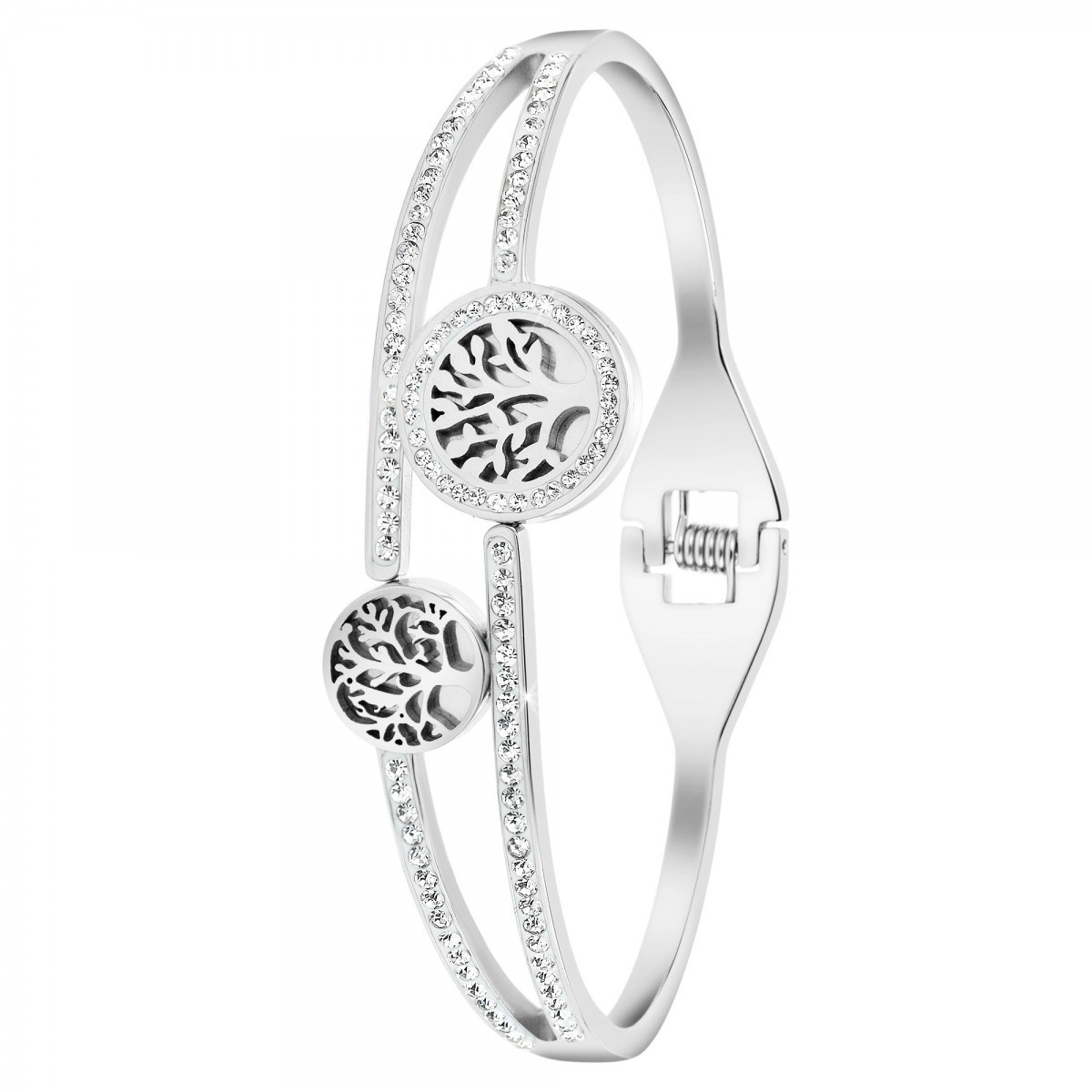Bracelet arbre de vie SC Crystal orné de Cristaux scintillants