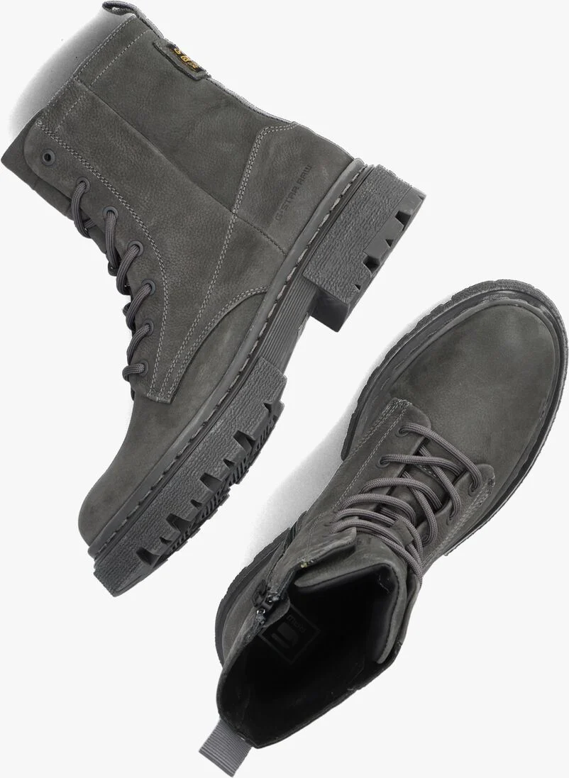 G-STAR RAW grijze g-star raw veterboots kafey hgh lace nub w