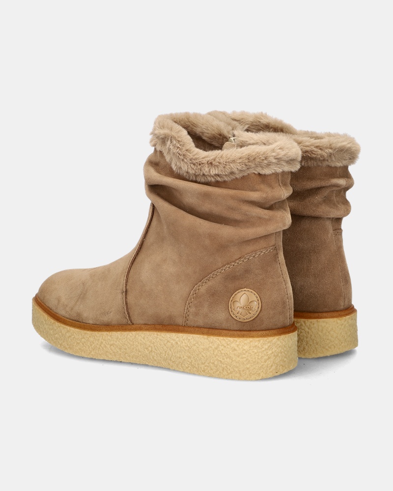 Rieker Gevoerde boots  - bruin