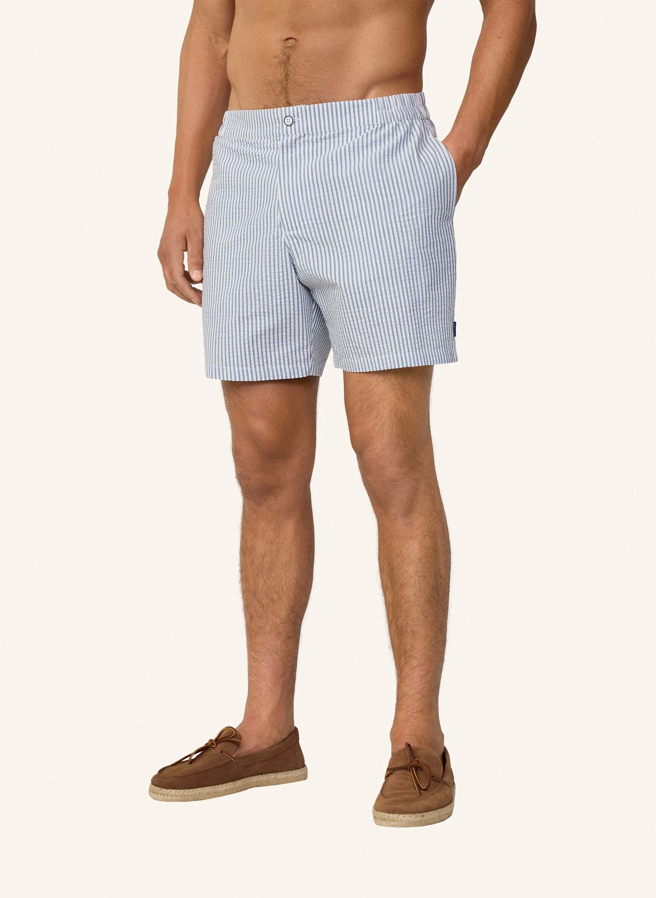 HACKETT LONDON Badeshorts SEERSUCKER TAILORED