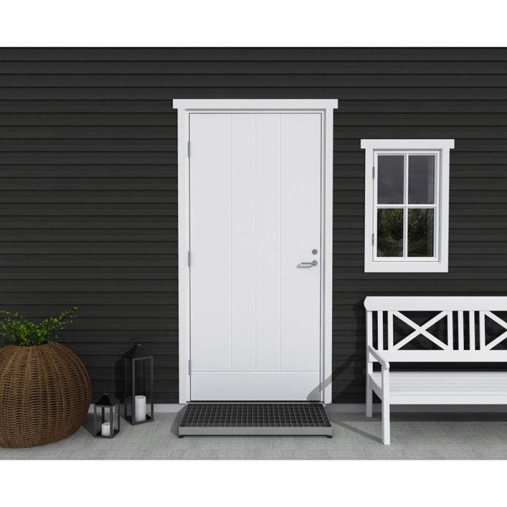 YTTERDØR SOLID ELEMENTS YSTAD THERMO 10X21 VENSTRE HVIT