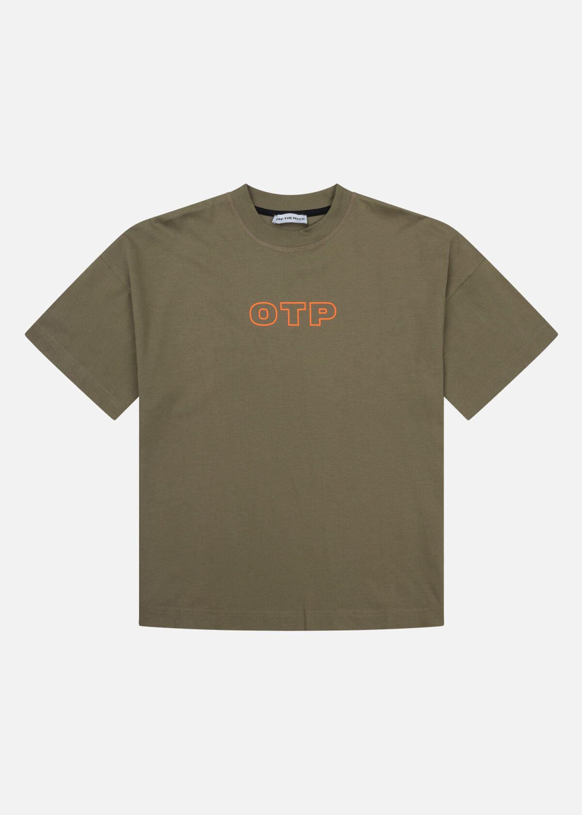 Off The Pitch OTP Oversized T-Shirt Unisex Donkergroen