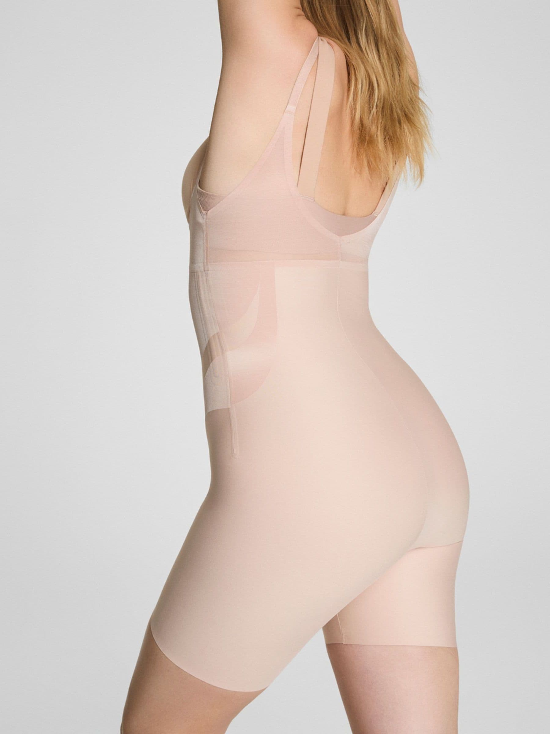 SPANX SPANXsupersculpt™ Transform Open Bust Mid-Thigh Bodysuit