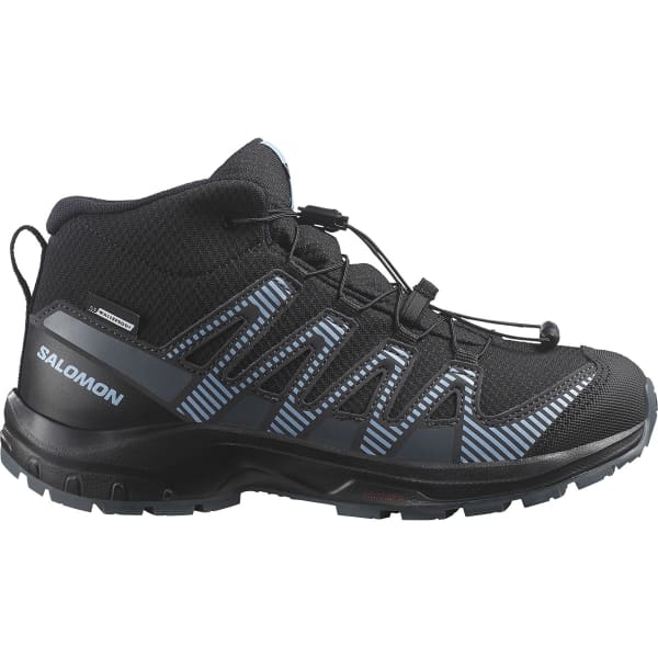 Chaussure trail SALOMON XA PRO V8 MID CSWP J BLACK/NEPTUN