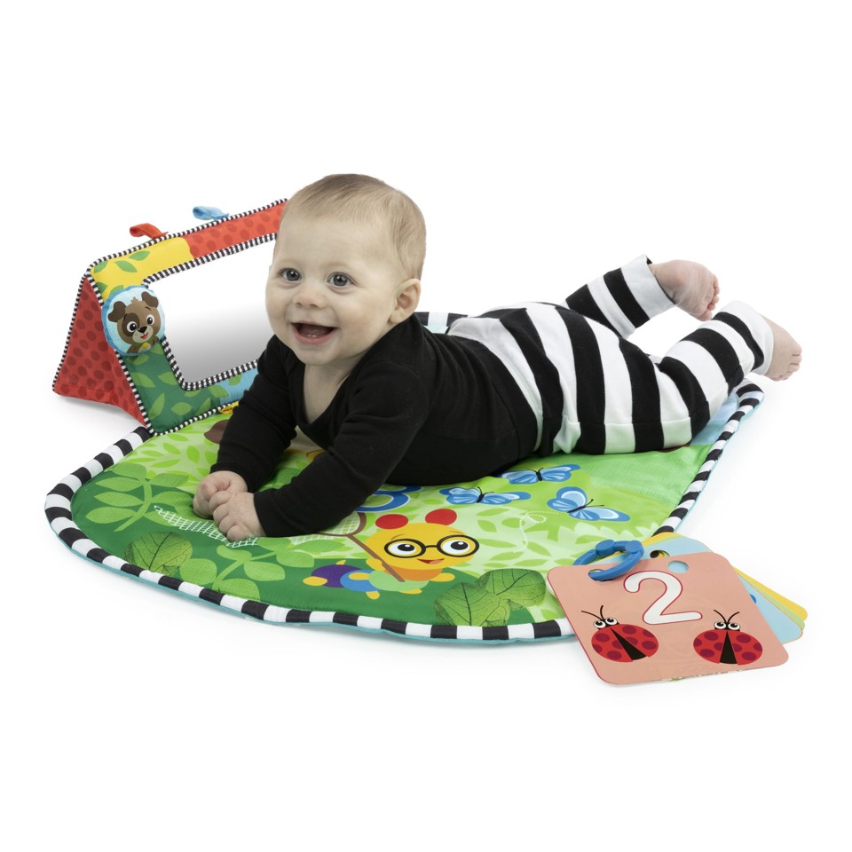 Baby Einstein - Discovery Garden™ aktivitetstæppe og gulvspejl