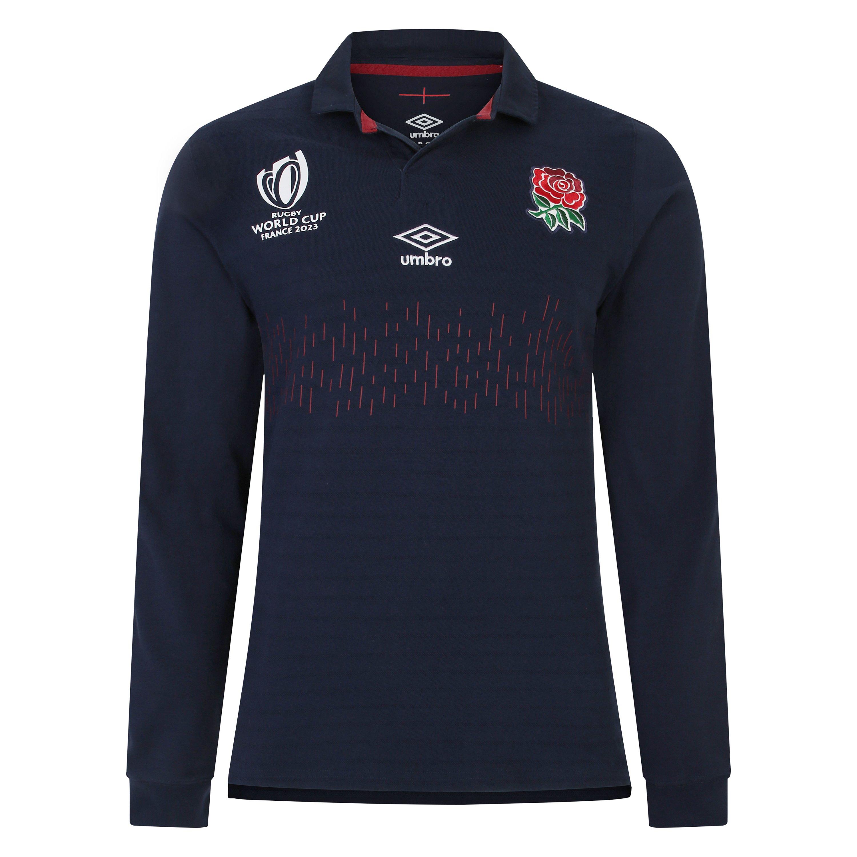 Umbro England Rugby Alternate Classic Long Sleeve Shirt RWC2023 Adults