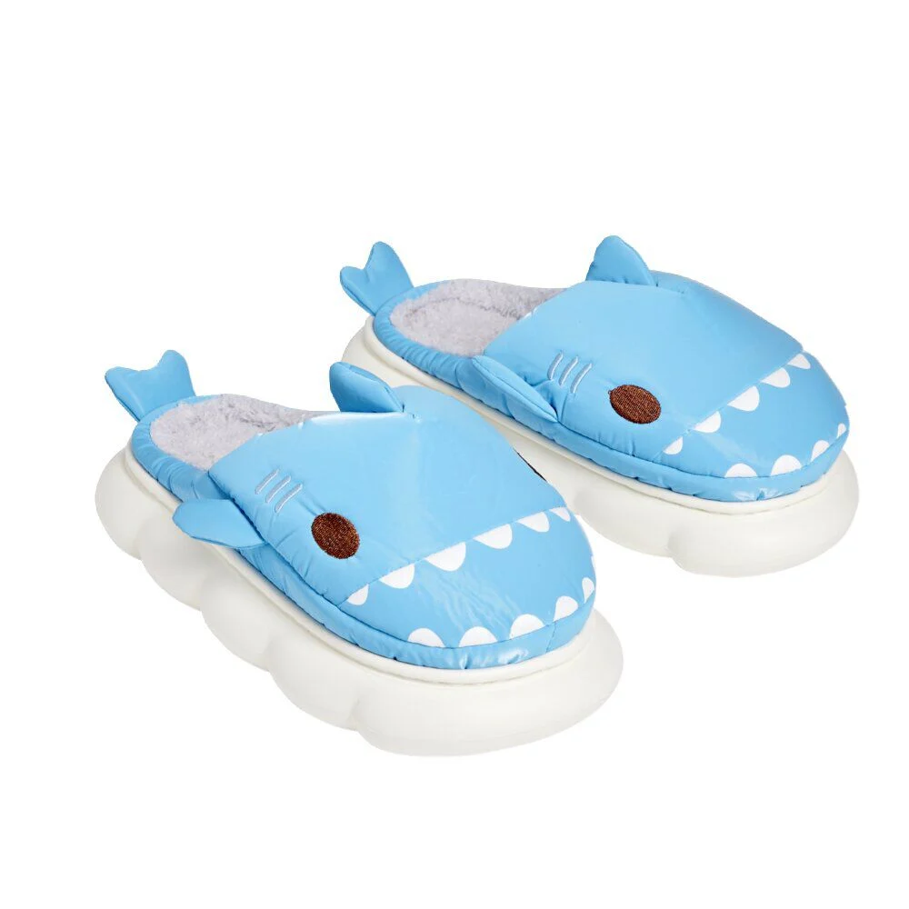 Chaussons requin mixtes bleus - pointure 36 à 45