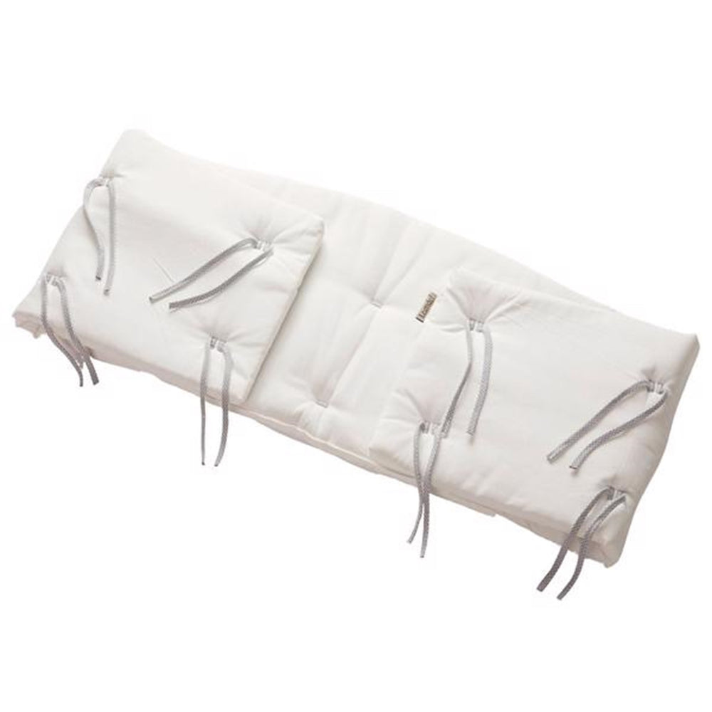Køb Leander Quilted Sengerand til Babyseng Snow