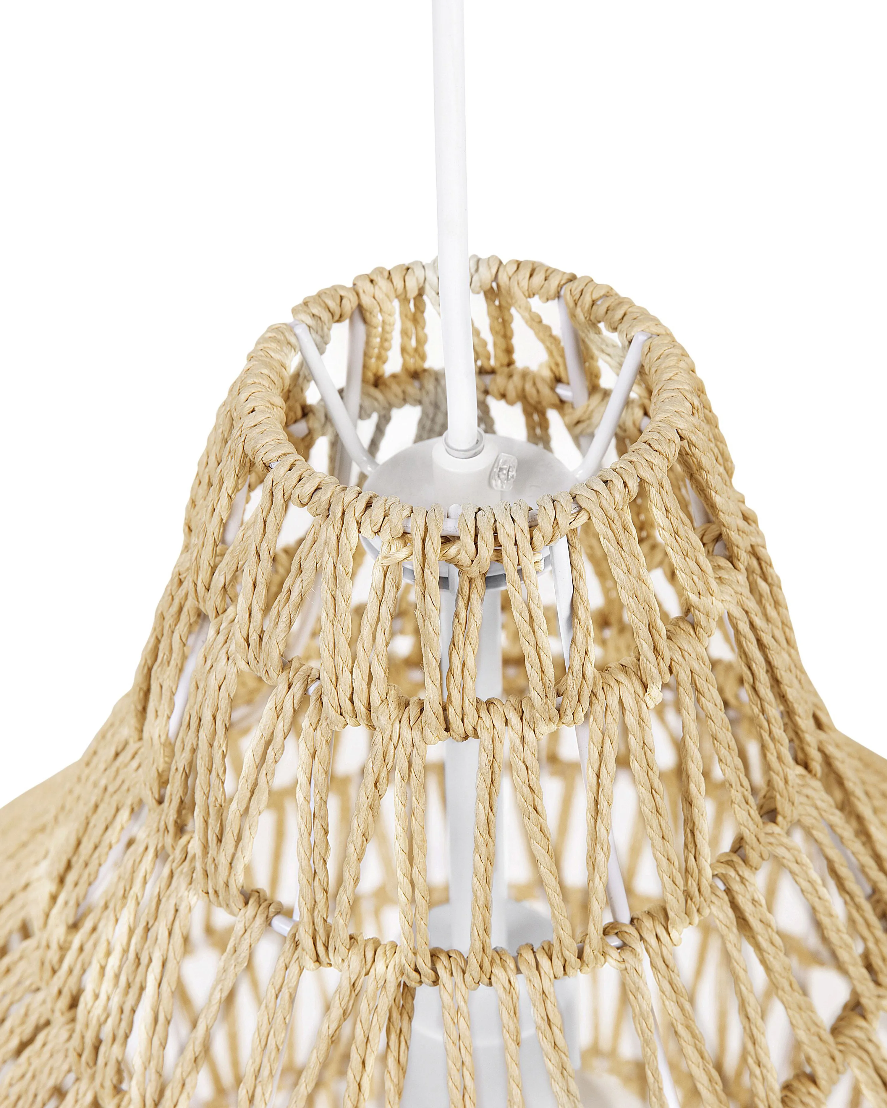 Hanglamp MOLOPO Papierkoord Zandbeige