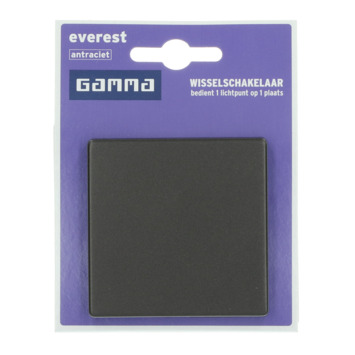 GAMMA Everest Wisselschakelaar Antraciet