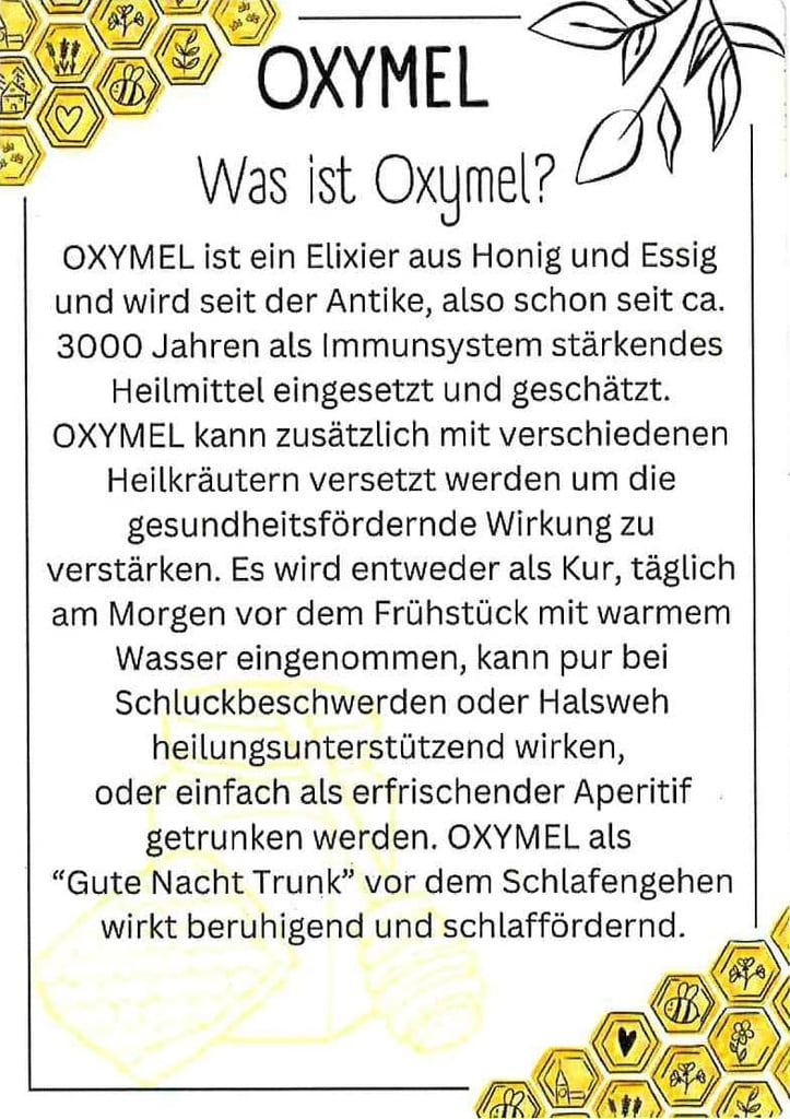 Oxymel Ingwer & Zitrone 