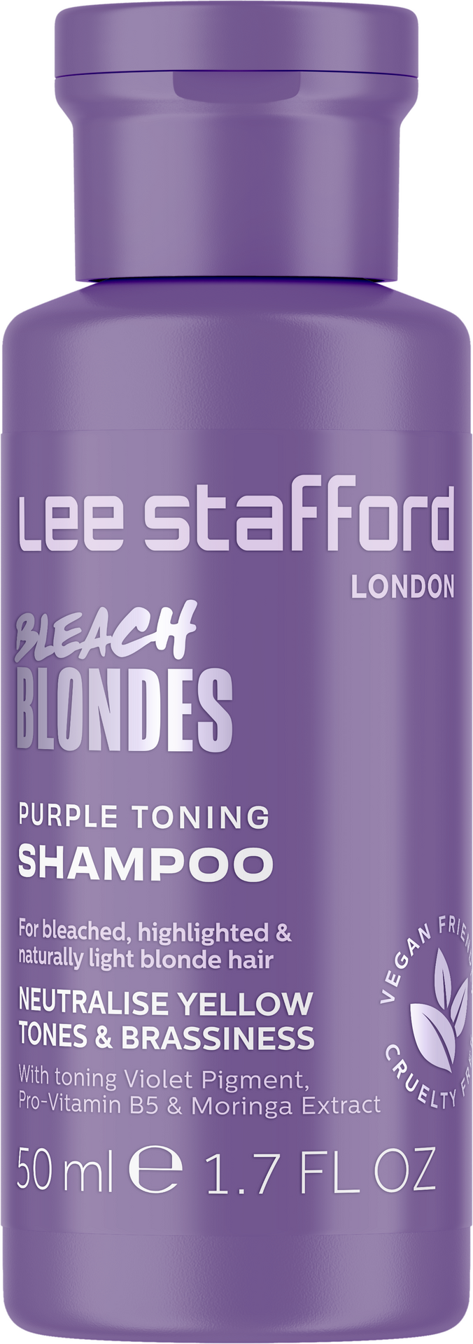 Lee Stafford Bleach Blondes Purple Toning Shampoo Mini - 50ml
