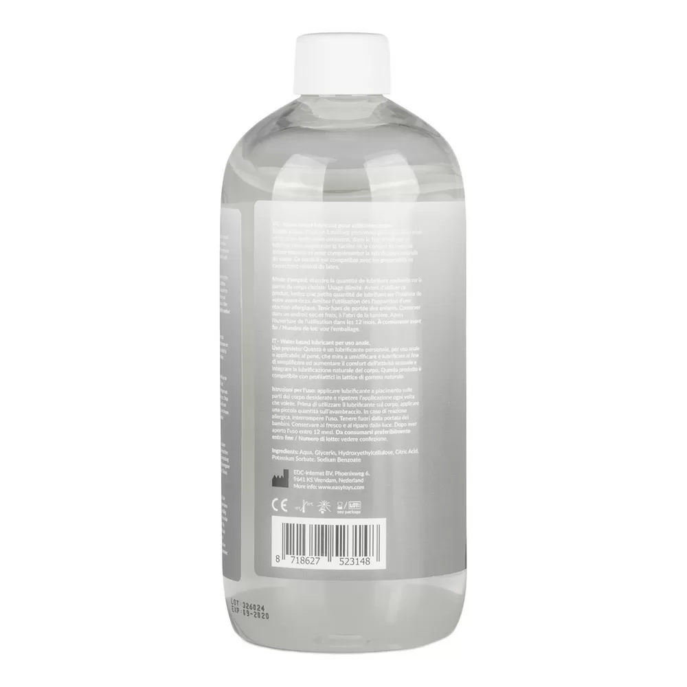 EasyGlide Anal Vandbaseret Glidecreme - 500 ml.