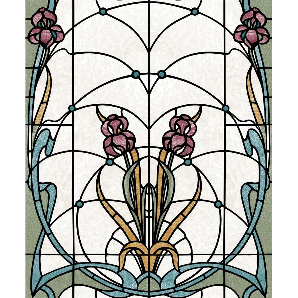 Dutch Wallcoverings Vliesbehang Artifice glas in lood - beige/oker/gr - 10mx53cm