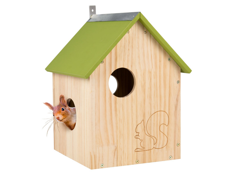 Huisje voor een eekhoorn of vleermuis