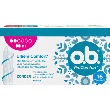 O.B. ProComfort Tampons Mini 16 Stuks