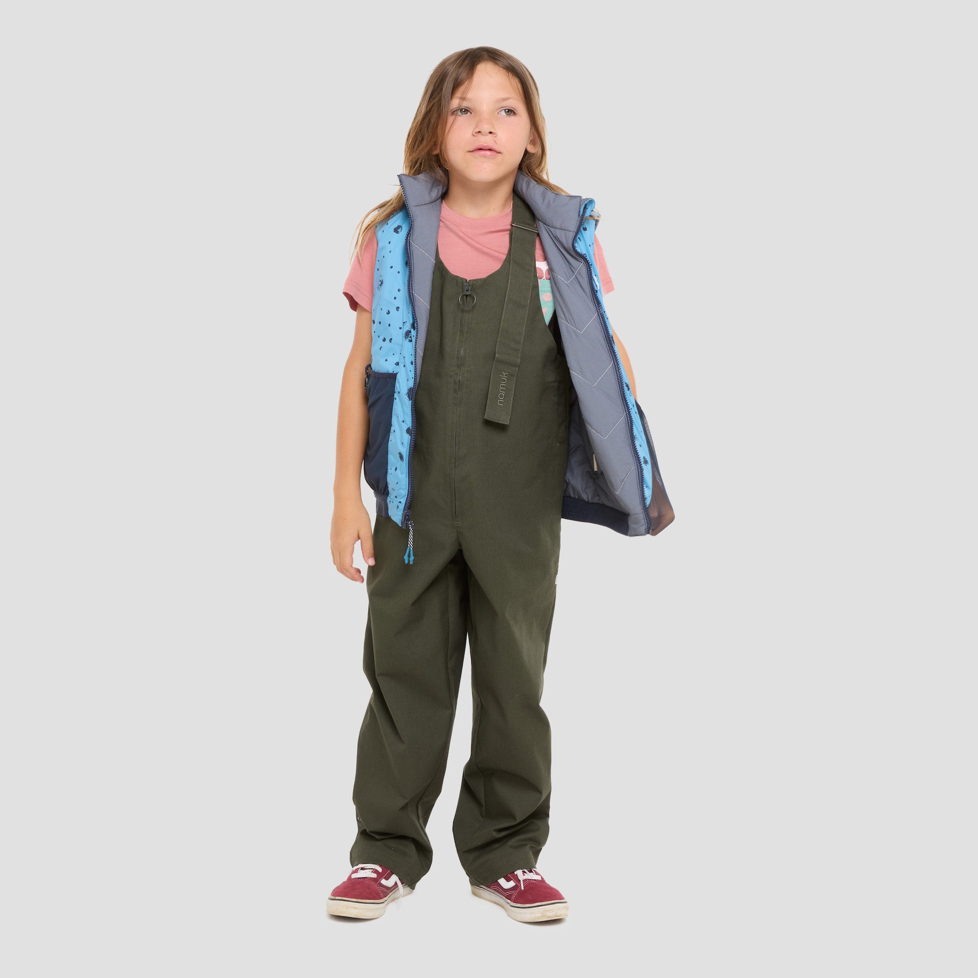 Disa schwere Twill Latzhose lang