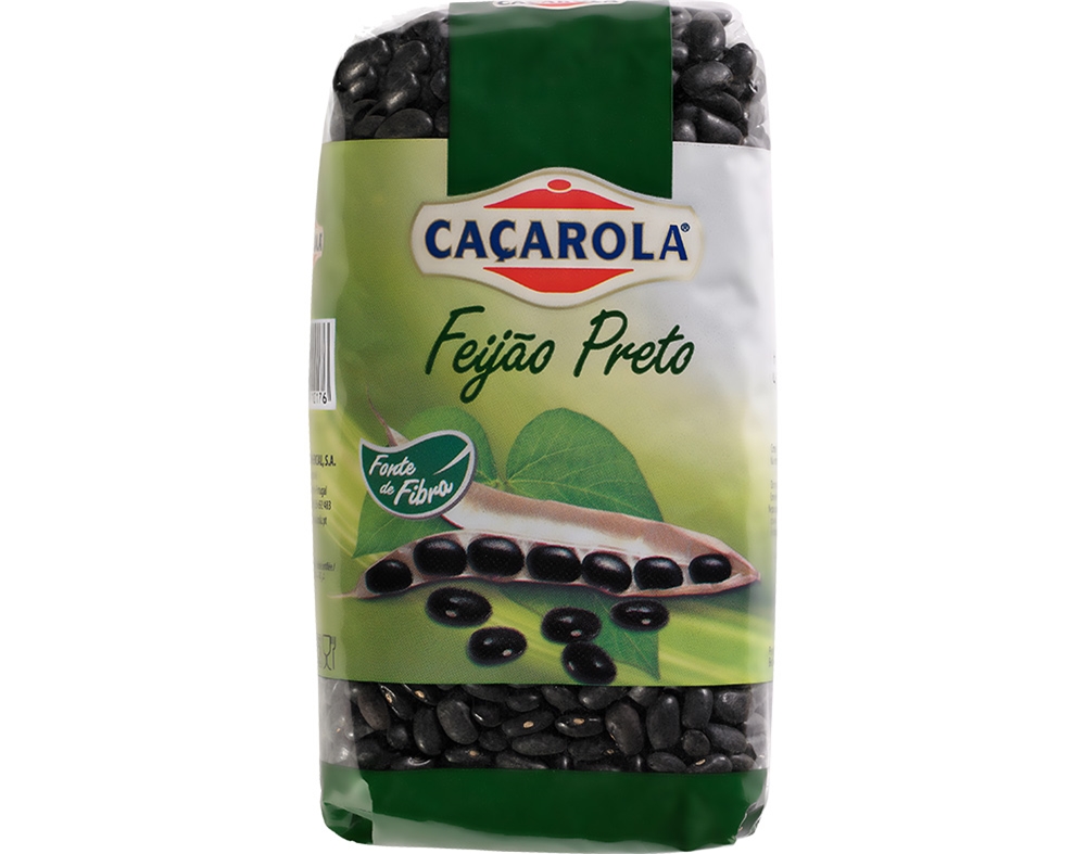 FEIJÃO CAÇAROLA PRETO SECO 500G