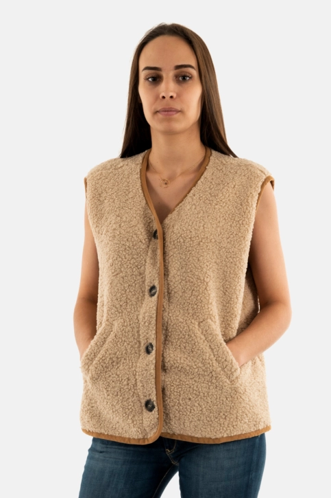 Gilets sans manche please l0dv 1170 beige