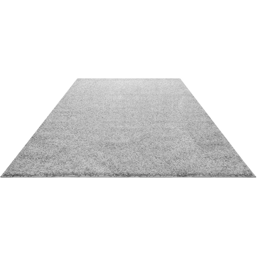 Wecon home basics Hochflorteppich Greta hellgrau