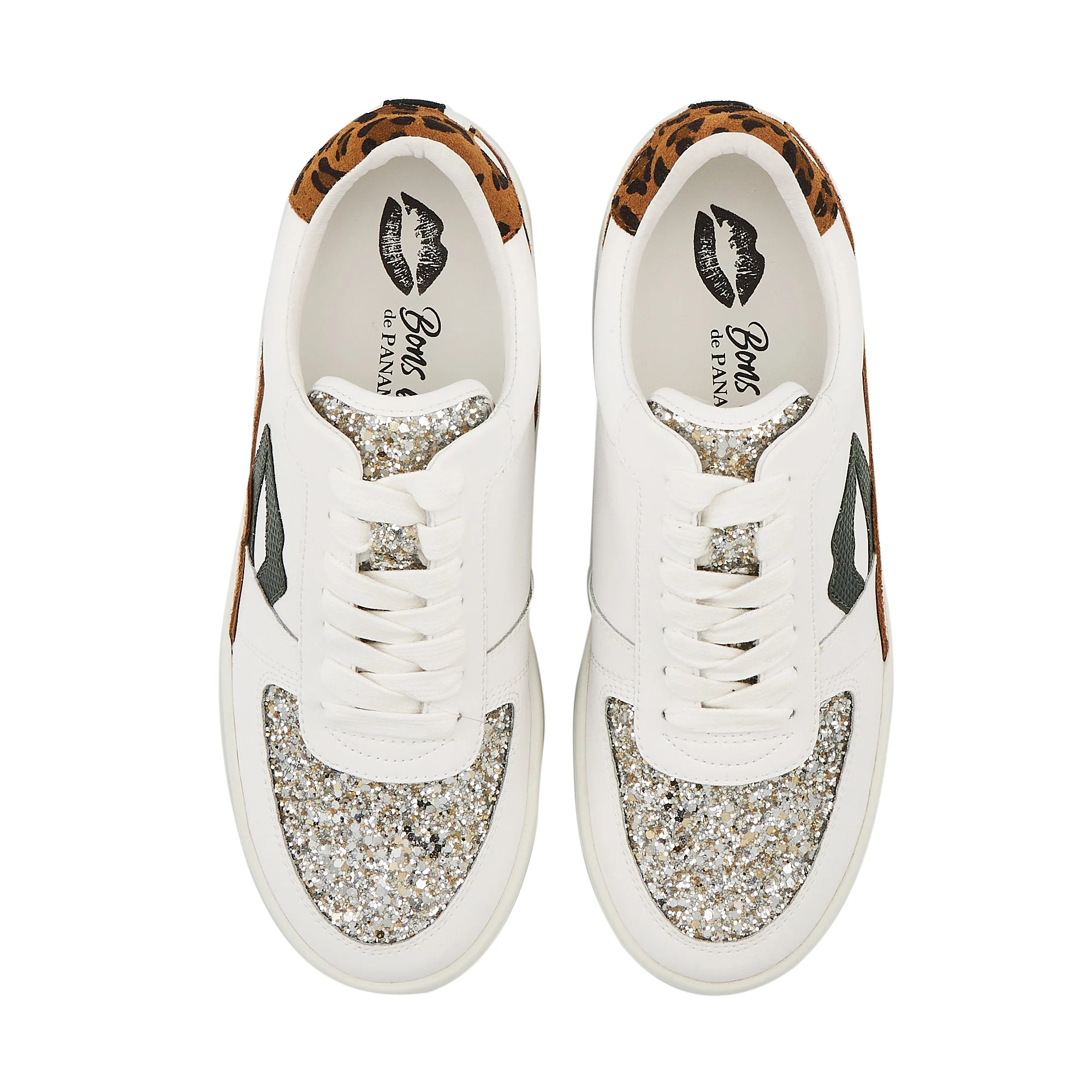 LOULOU SNAKE - Sneakers en cuir | Blanc