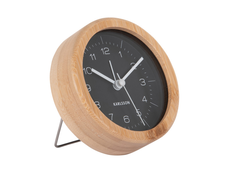 Alarm Clock Neat Round KA5923BK Black