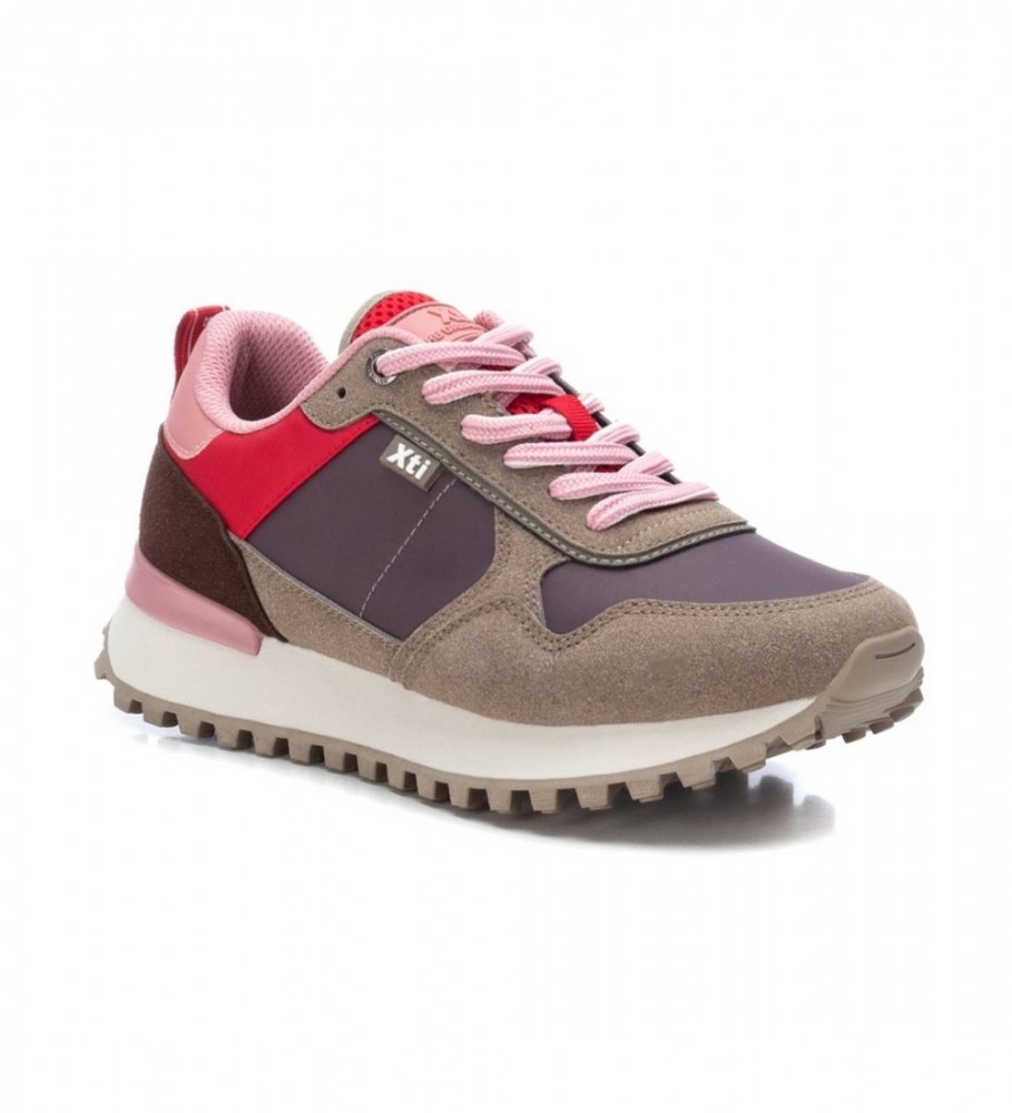 Tênis Xti 142120 taupe