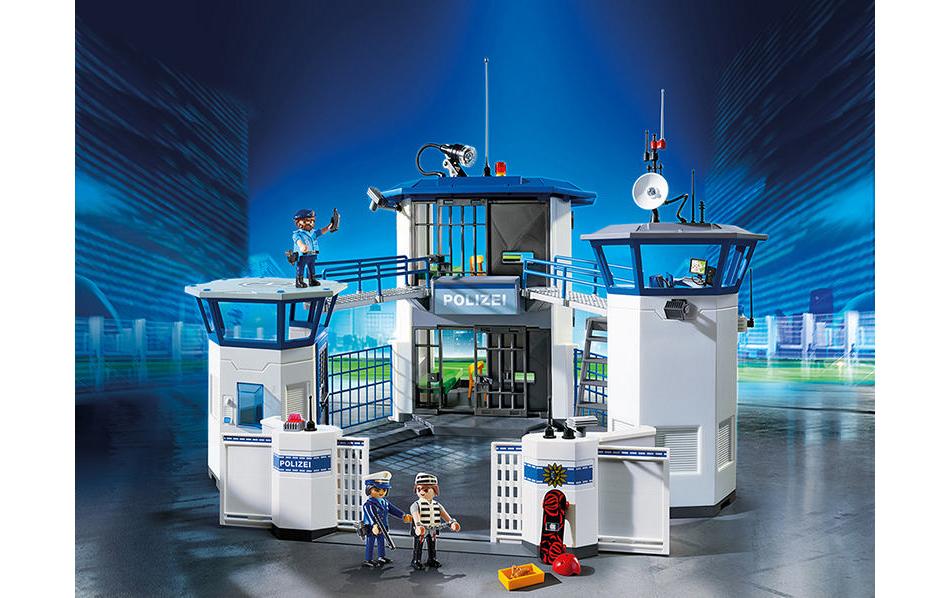 City Action Polizei-Kommandozentrale mit Gefängnis 6872Spielset aus der Serie City Action