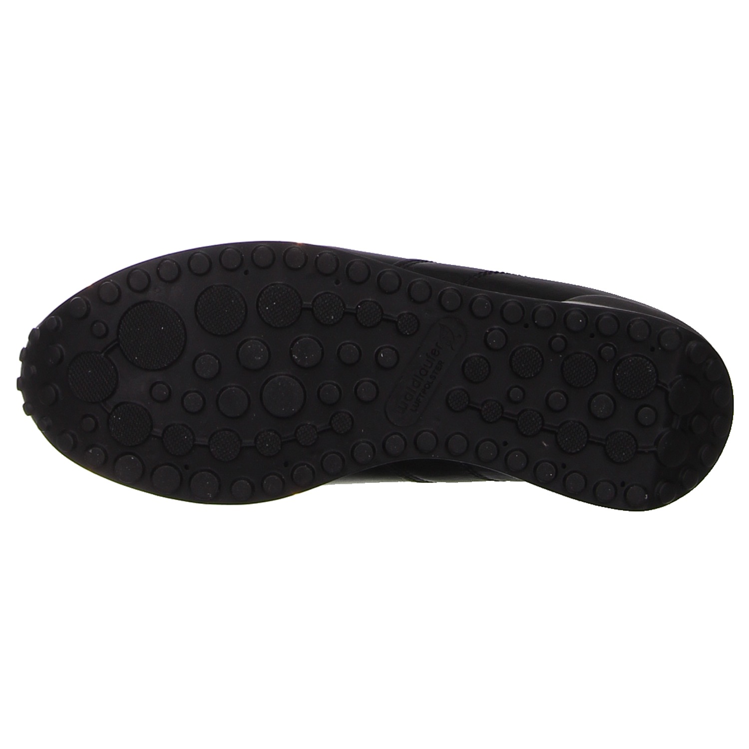 Waldläufer Sneaker schwarz schwarz