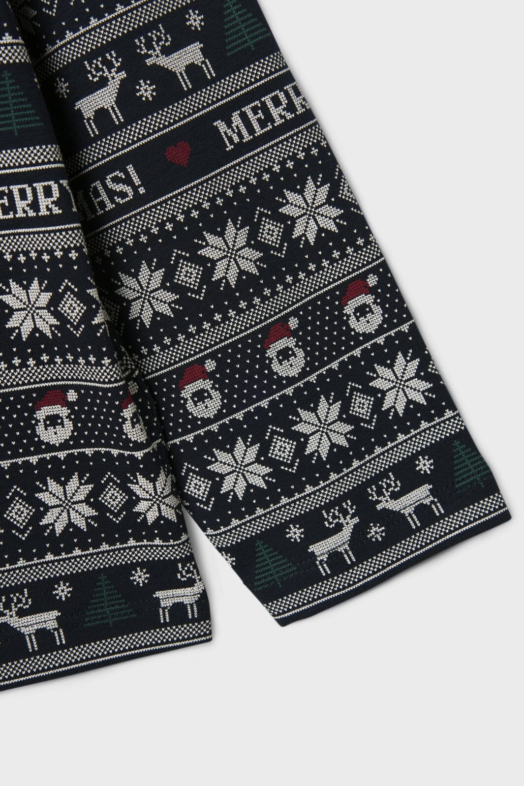 Name It Nknvismas Ls Nightset 4668405 dark sapphire merry christmas