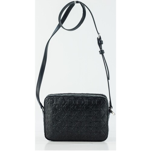 Calvin Klein Jeans - BANDOLERARE-LOCK CAMERA BAG W/FLAP-EMB MN NEGRO Negro