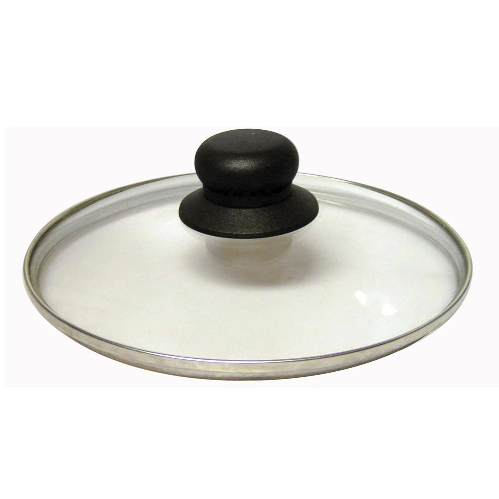 Couvercle verre 26 cm + bouton bakélite Baumalu