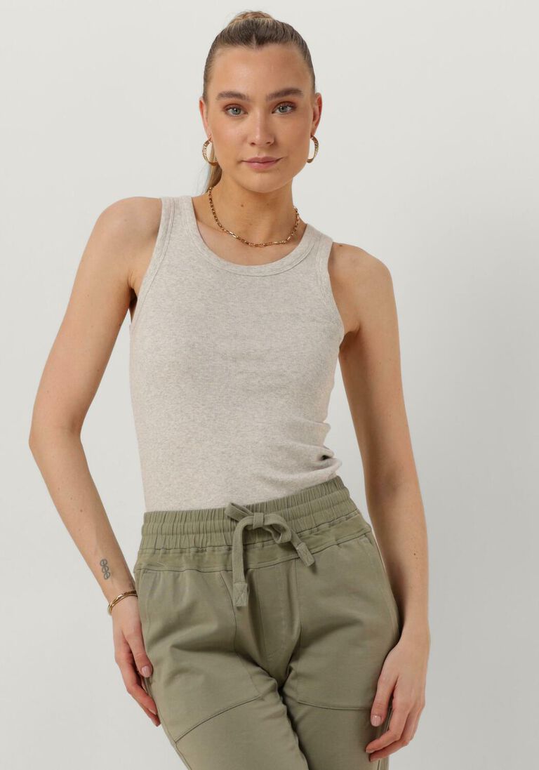 KNIT-TED lichtgrijze knit-ted top ella
