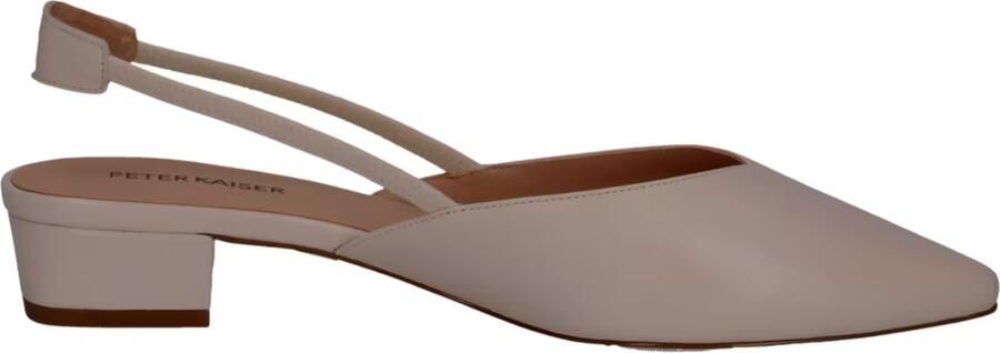 PETER KAISER Slingbacks Dames 79443 Maat: 37 Materiaal: Textiel Kleur: Wit