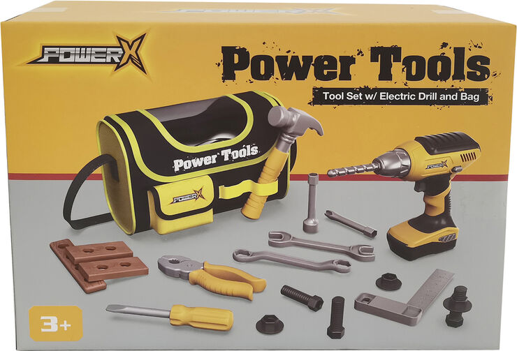 Legetøj POWER X. Tool Set w/ Elec