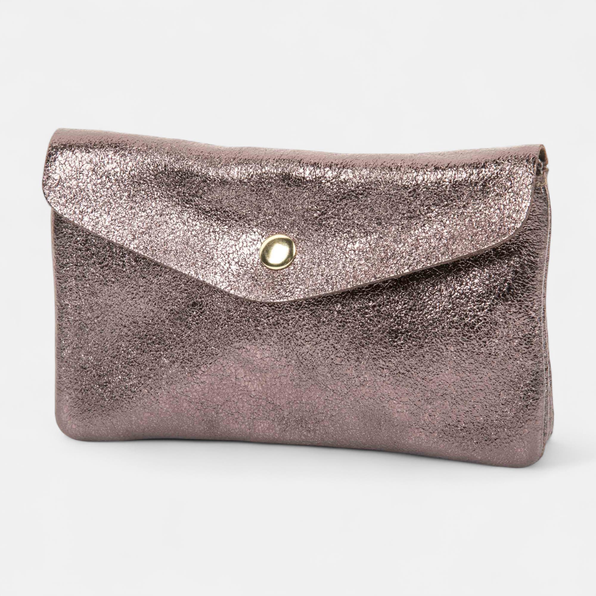 Petite maroquinerie en cuir marron