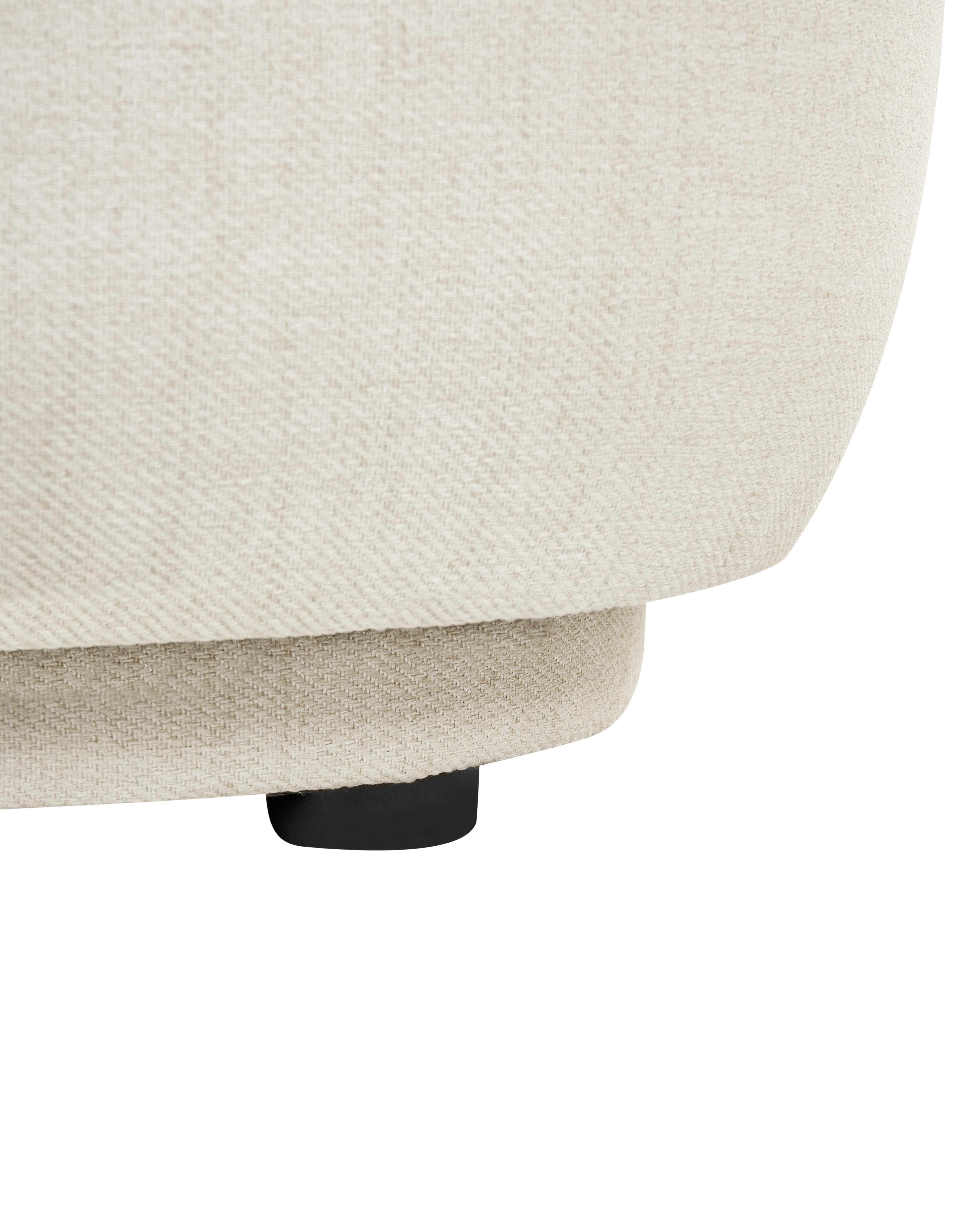 Fauteuil LOVBERG Stof Gebroken wit