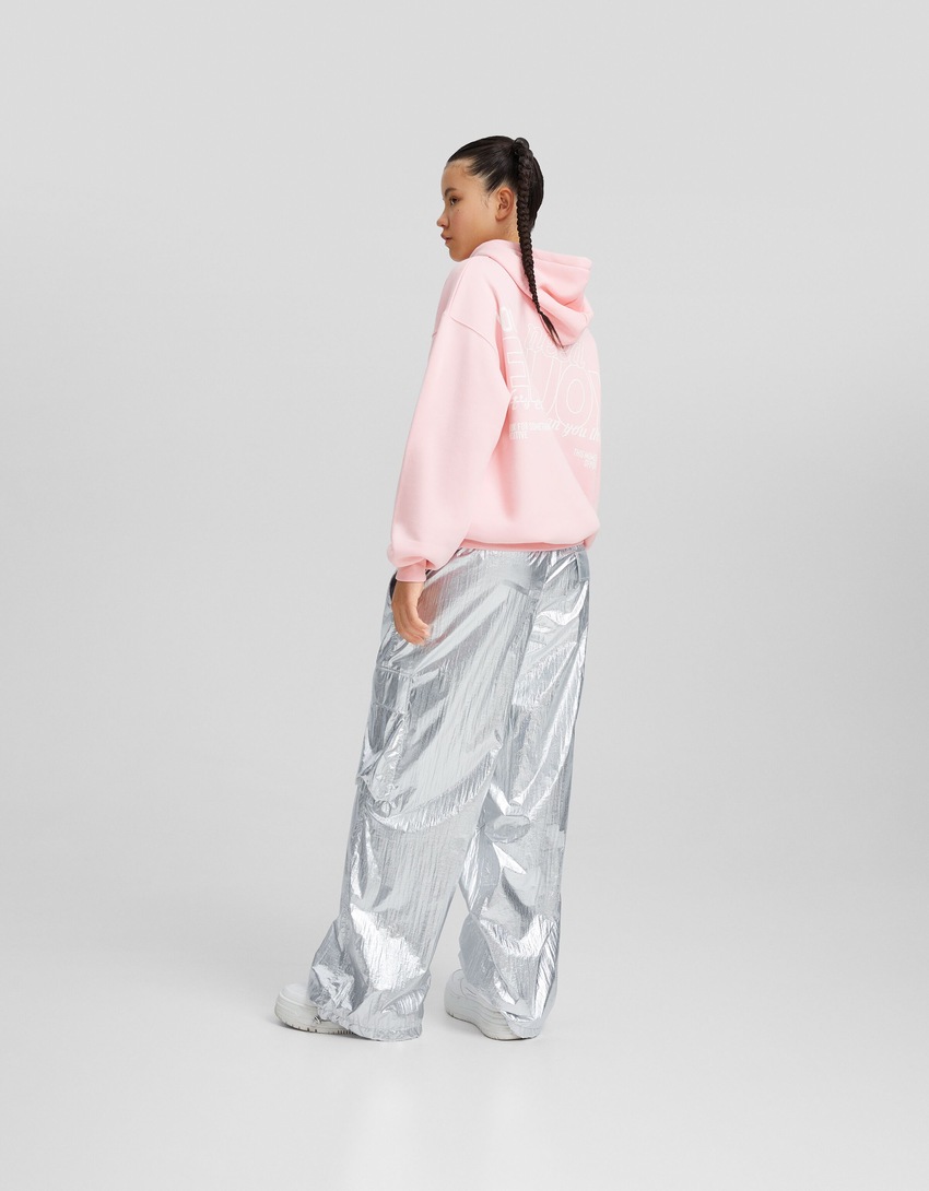 Moletom oversized estampado